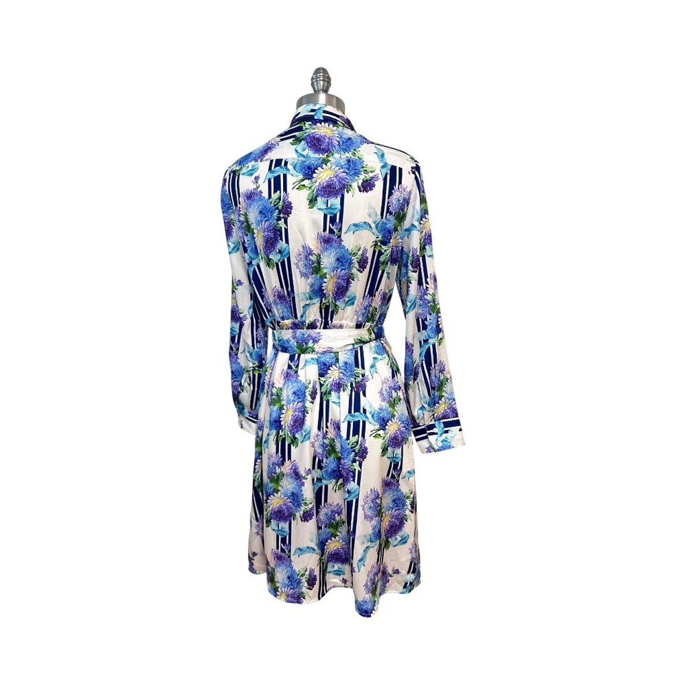 J. Crew a-line shirt Dress in vintage floral size 10 - Picture 7 of 10